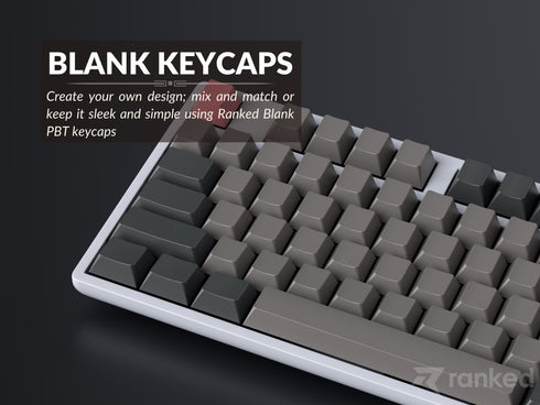 Premium Blanks PBT Keycaps