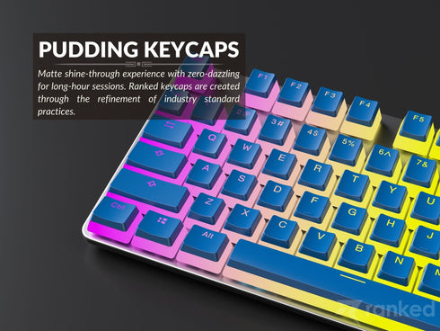 Pudding Keycaps v2 (145 Keys ) - Ranked