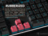 Rubberized TPR Keycaps - 23 Keys