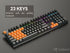 Rubberized TPR Keycaps - 23 Keys