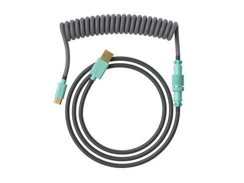 Coiled Keyboard Cable | 5-Pin Aviator Connector - Ranked