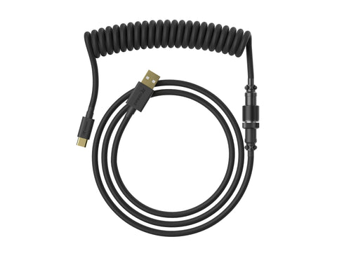 Coiled Keyboard Cable | 5-Pin Aviator Connector - Ranked
