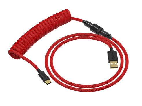 Coiled Keyboard Cable | 5-Pin Aviator Connector - Ranked