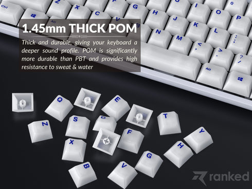 Dye Sublimation POM Jelly Keycaps (169 Keys) - Ranked