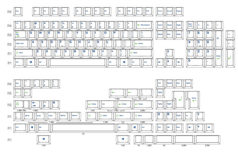 Dye Sublimation POM Jelly Keycaps (169 Keys) - Ranked