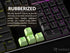 Rubberized TPR Keycaps - 23 Keys - Ranked