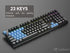 Rubberized TPR Keycaps - 23 Keys - Ranked