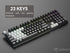 Rubberized TPR Keycaps - 23 Keys - Ranked